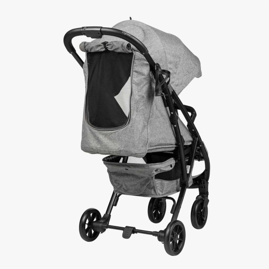 טיולון וייפר 24 אפור ידית שחורה