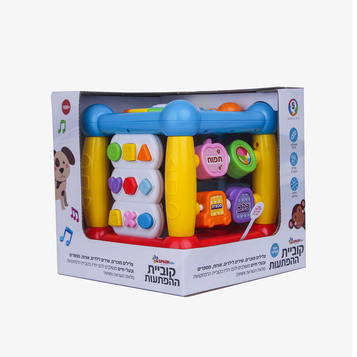 קוביית ההפתעות דוברת עברית