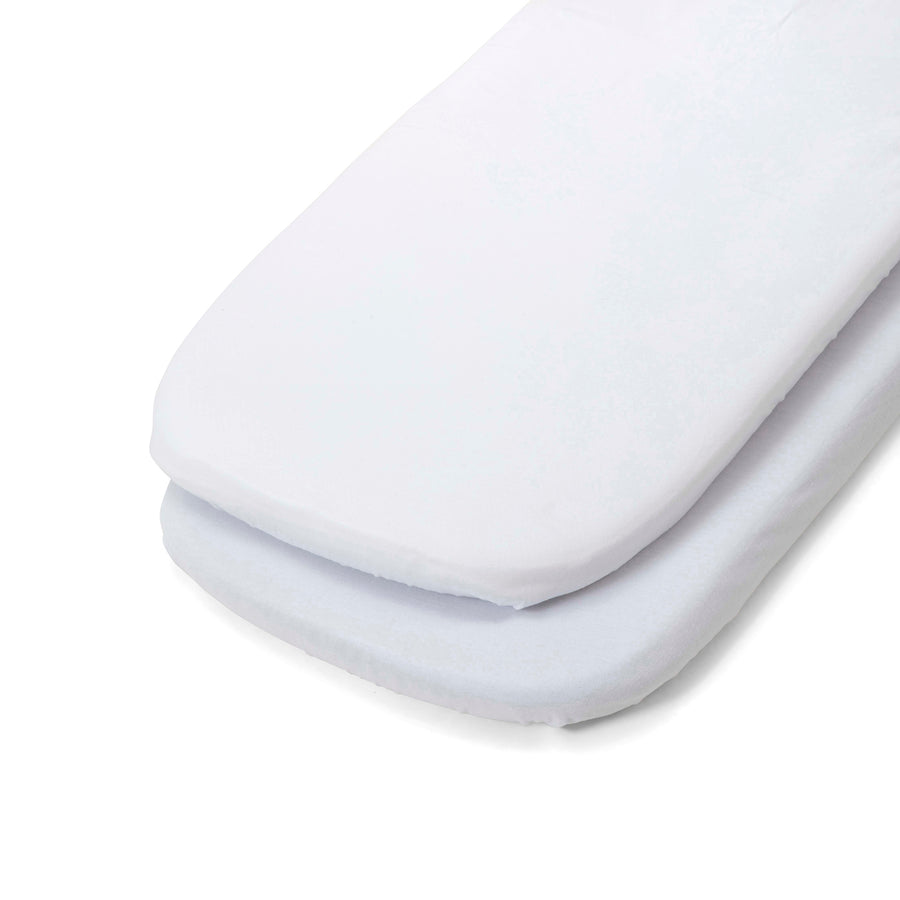 זוג סדינים לעגלה לבן