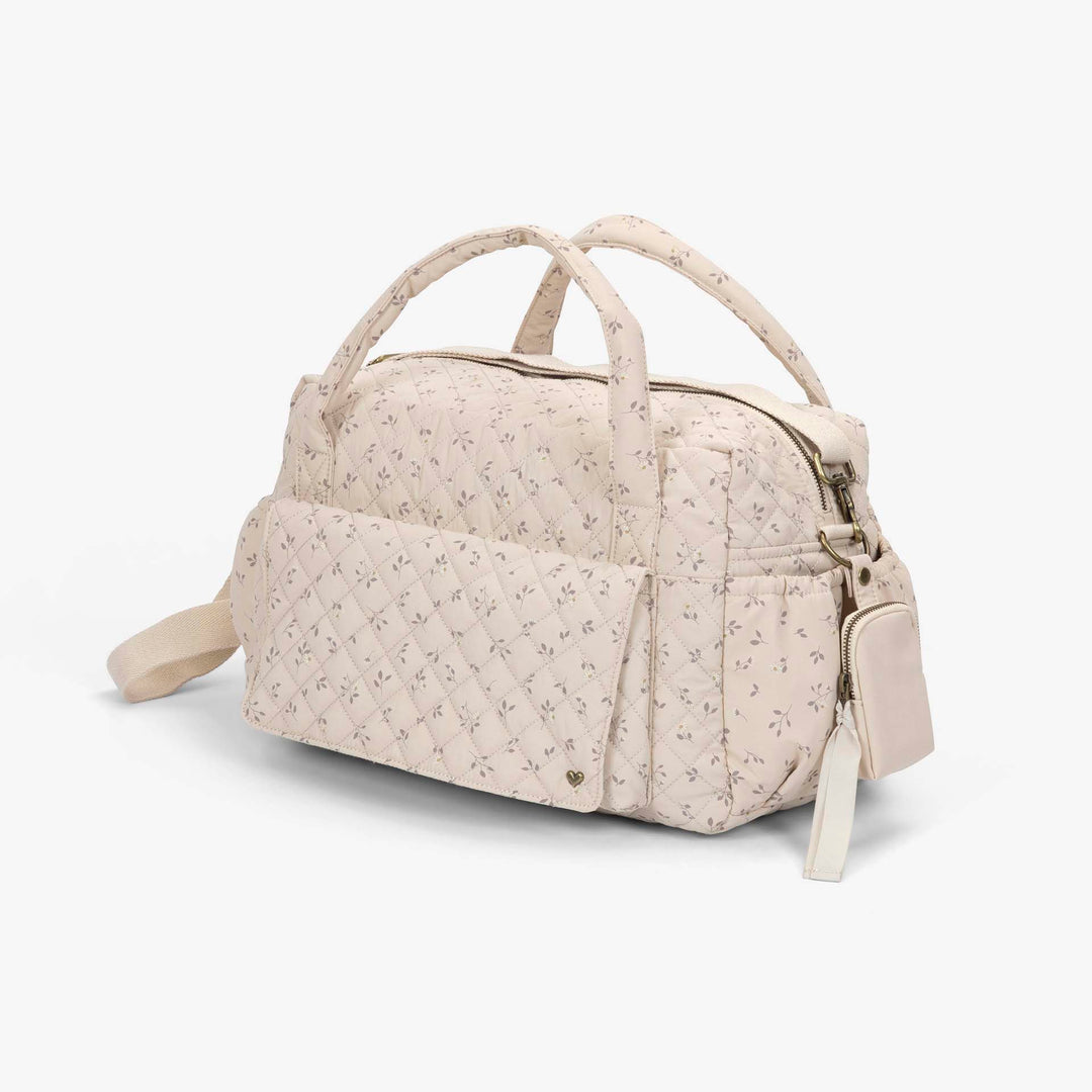 תיק החתלה מינדי פרחים קווילט