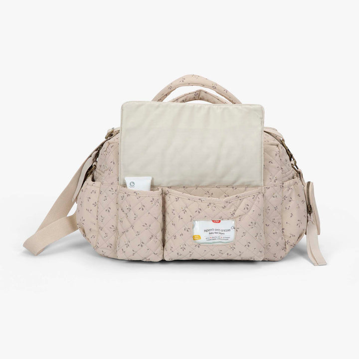 תיק החתלה מינדי פרחים קווילט