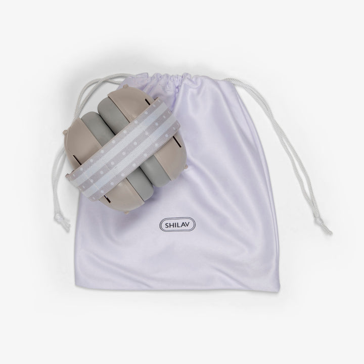 אוזניות לתינוקות אפור בז