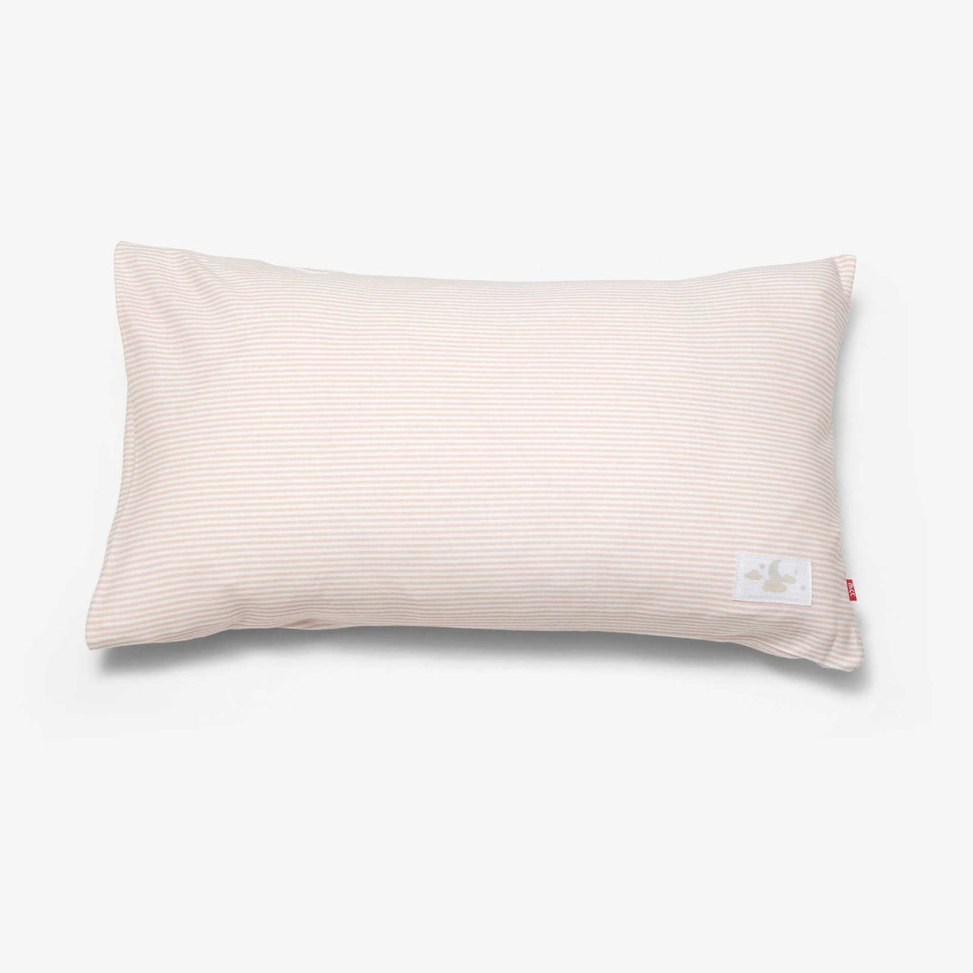 ציפית לכרית 3 שלבים + ויסקו פסים ורוד