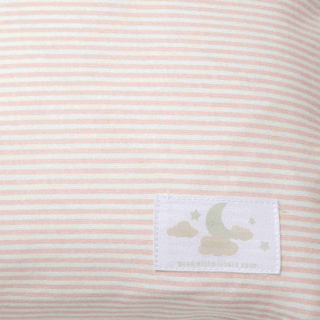 ציפית לכרית 3 שלבים + ויסקו פסים ורוד