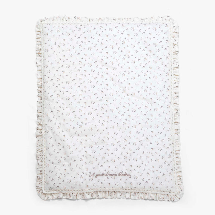 סט מצעים לעריסה פרחים