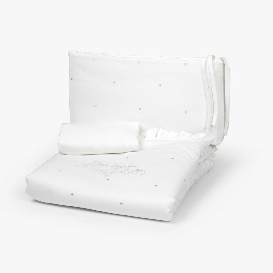 סט מצעים לעריסה כתרים