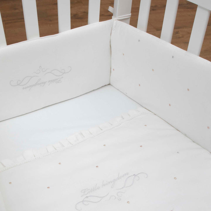 סט מצעים לעריסה כתרים