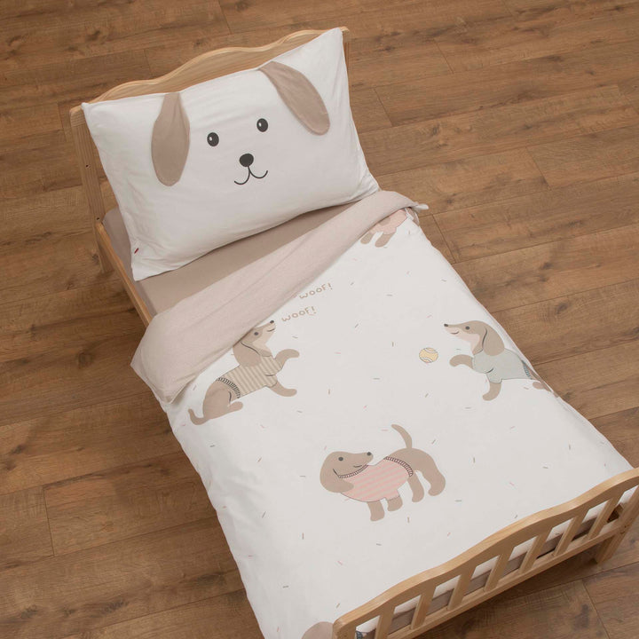 סט מצעים למיטת מעבר גורים