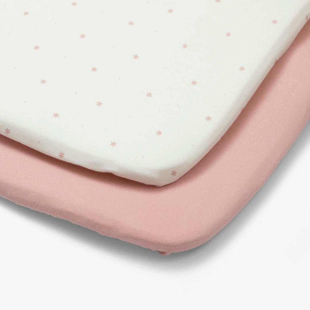 זוג סדינים לעגלה ורוד