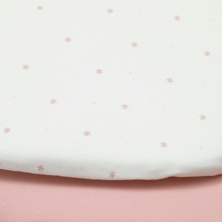 זוג סדינים לעגלה ורוד