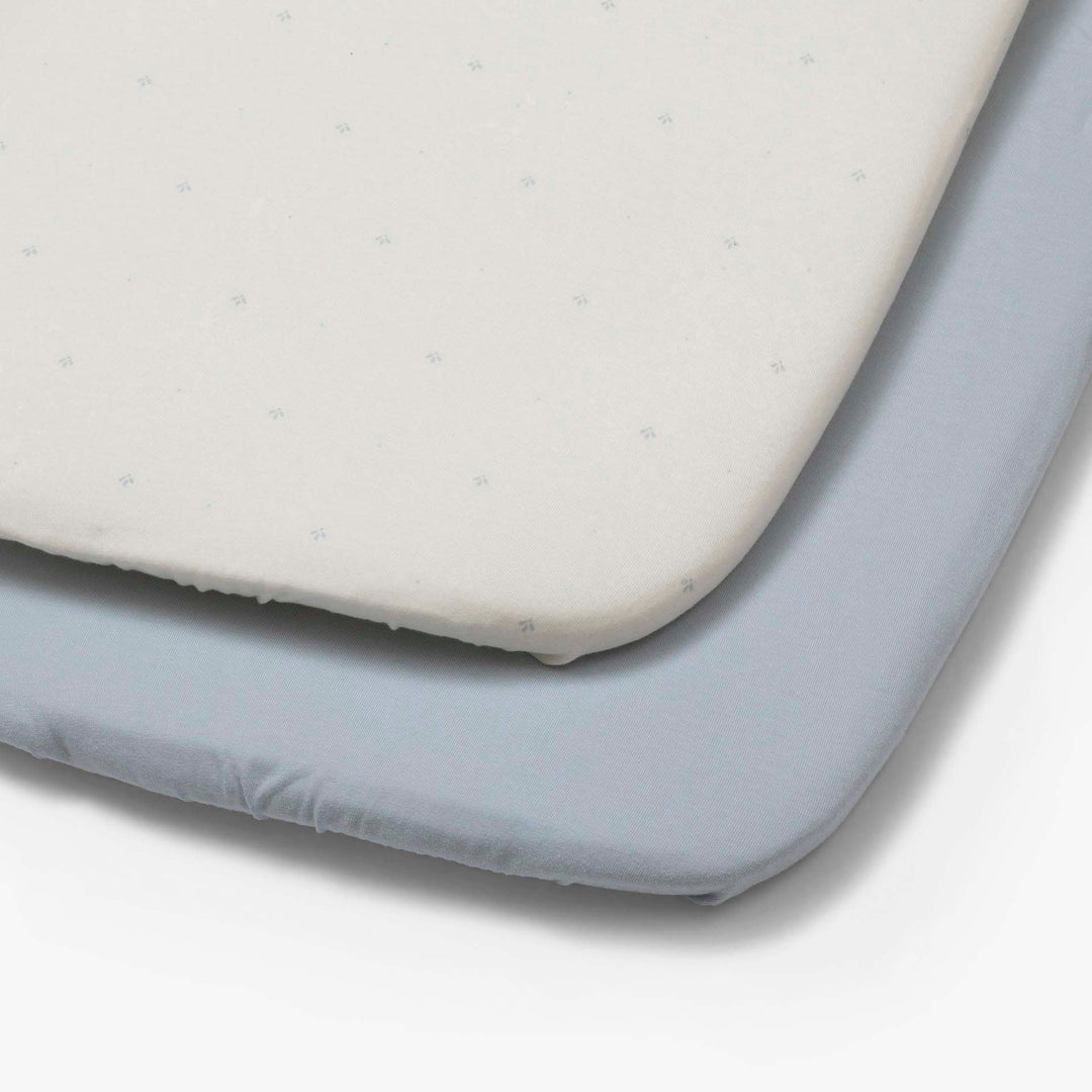 זוג סדינים לעגלה תכלת