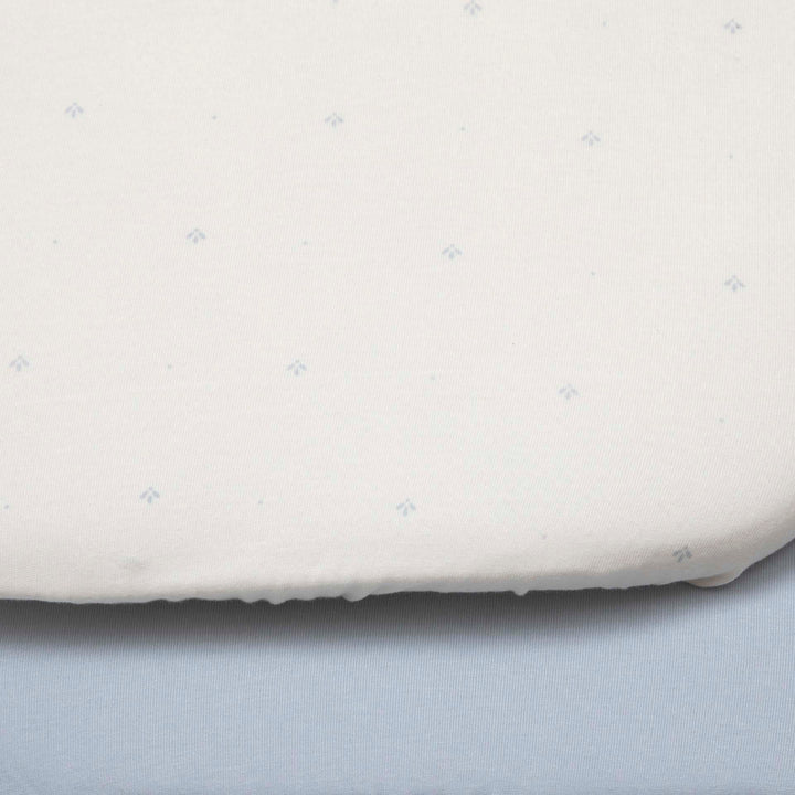 זוג סדינים לעגלה תכלת