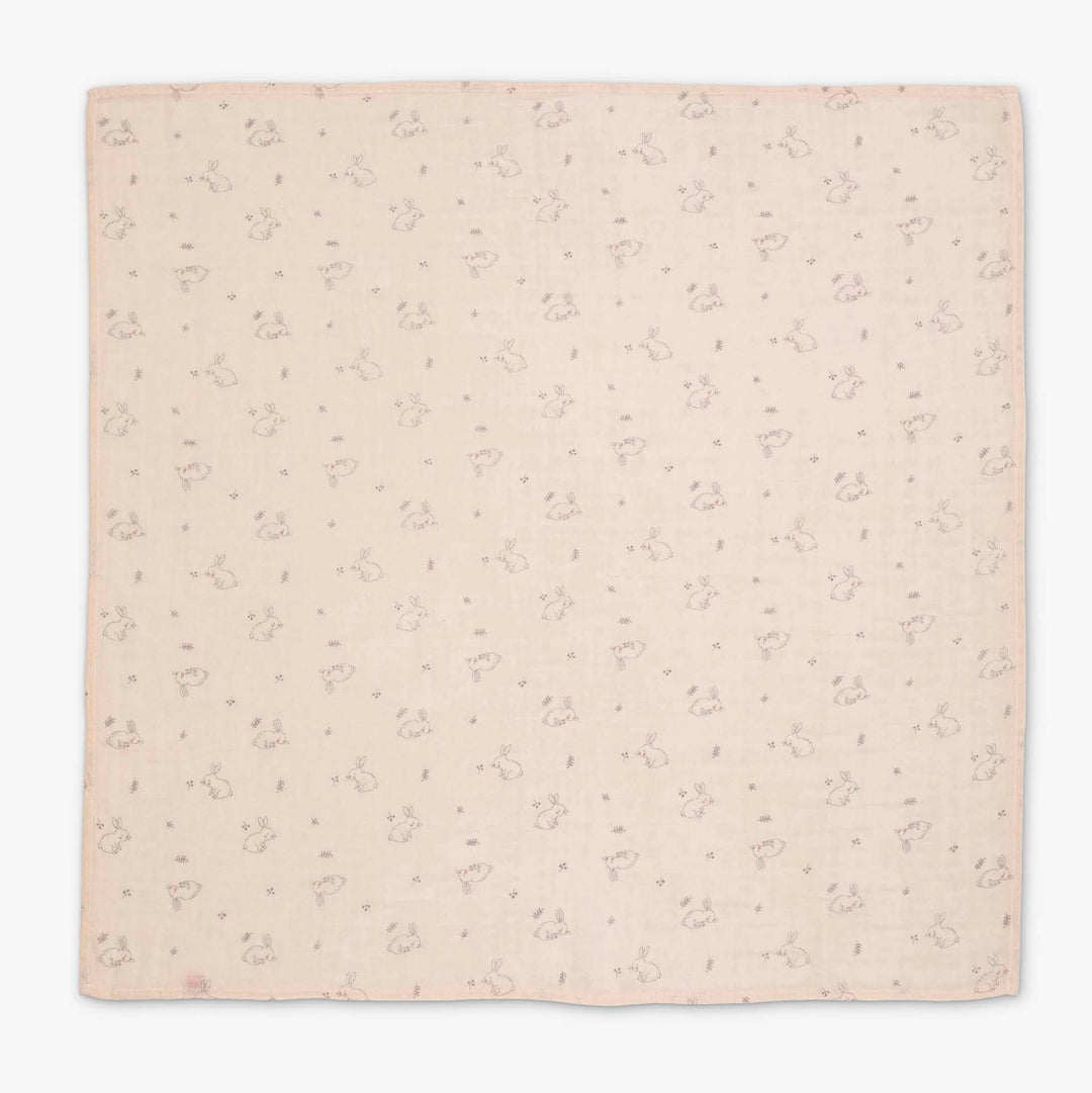 שלישיית חיתולי טטרא ארנבים ורוד