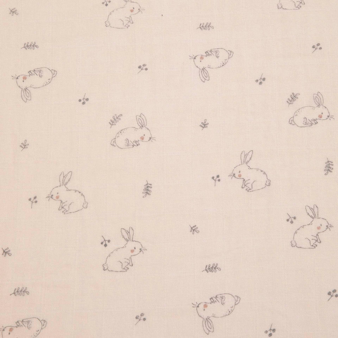 שלישיית חיתולי טטרא ארנבים ורוד