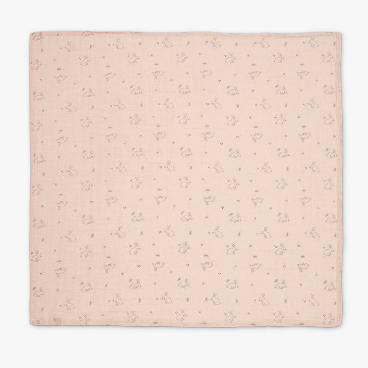 שלישיית חיתולי טטרא ארנבים ורוד