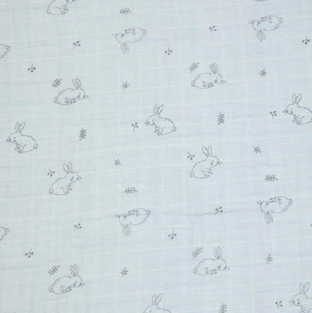 שלישיית חיתולי טטרא ארנבים תכלת