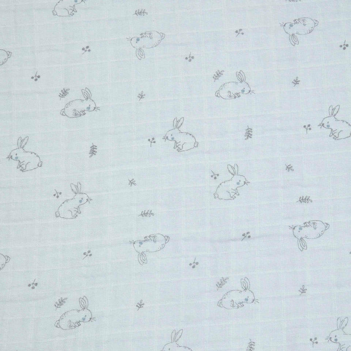 שלישיית חיתולי טטרא ארנבים תכלת