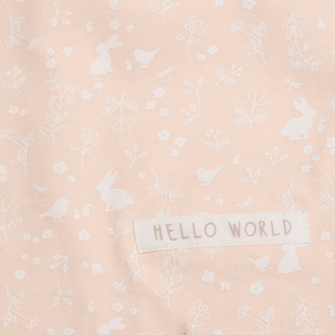 שמיכת ג'רסי לעגלה דו-צדדית פרחים