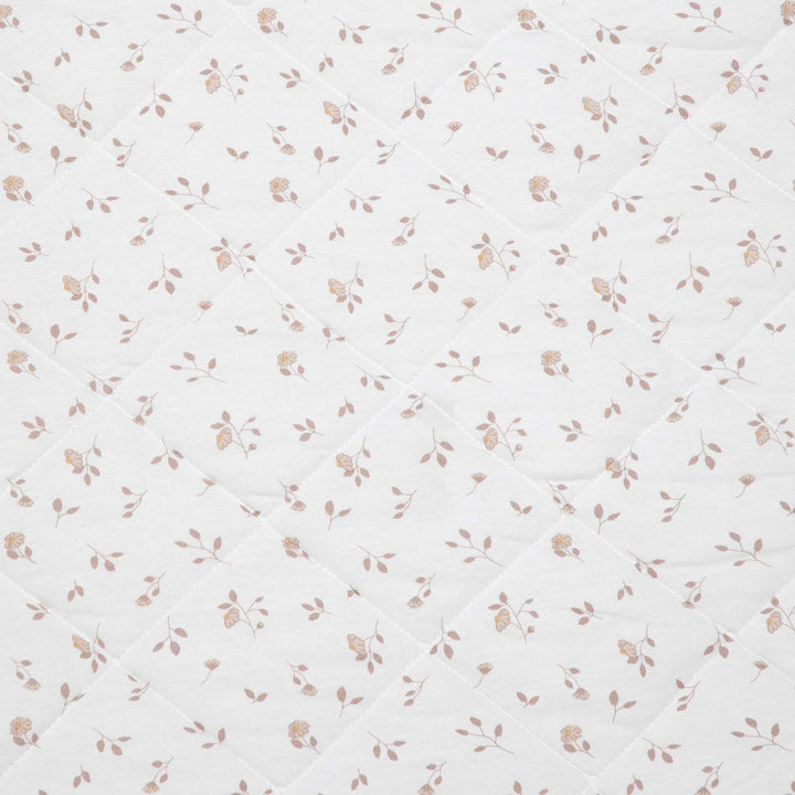 שמיכת קווילט למיטה פרחים