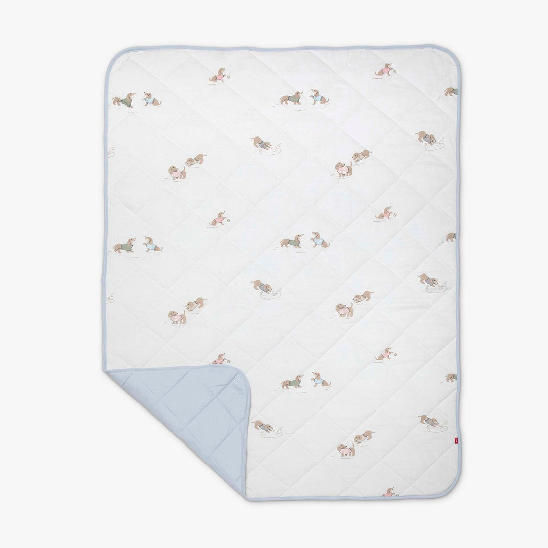 שמיכת קווילט למיטה גורים