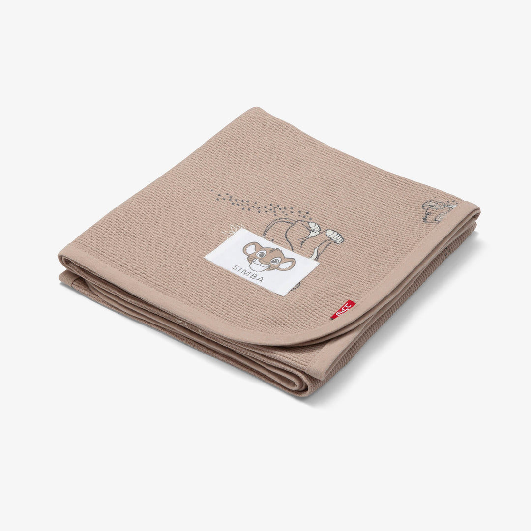 שמיכת וופל לעגלה סימבה אבן