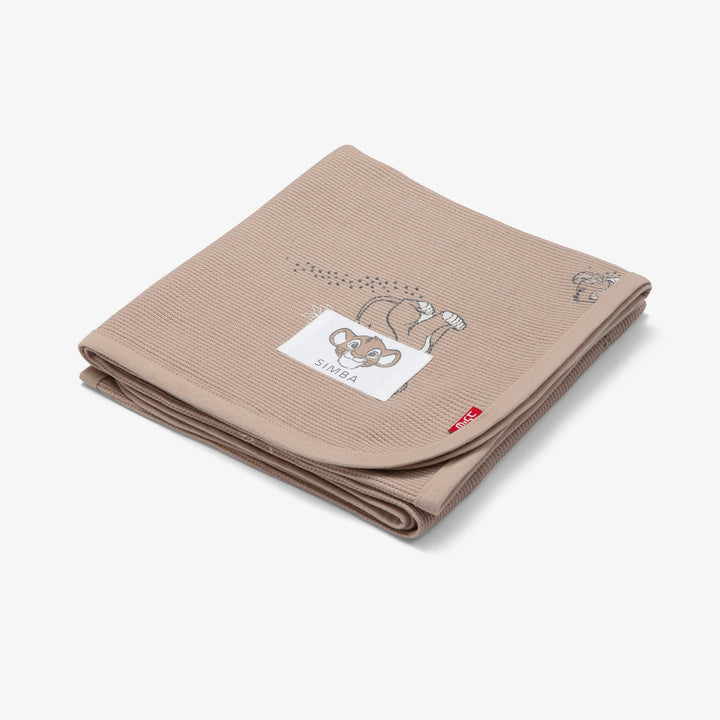 שמיכת וופל לעגלה סימבה אבן