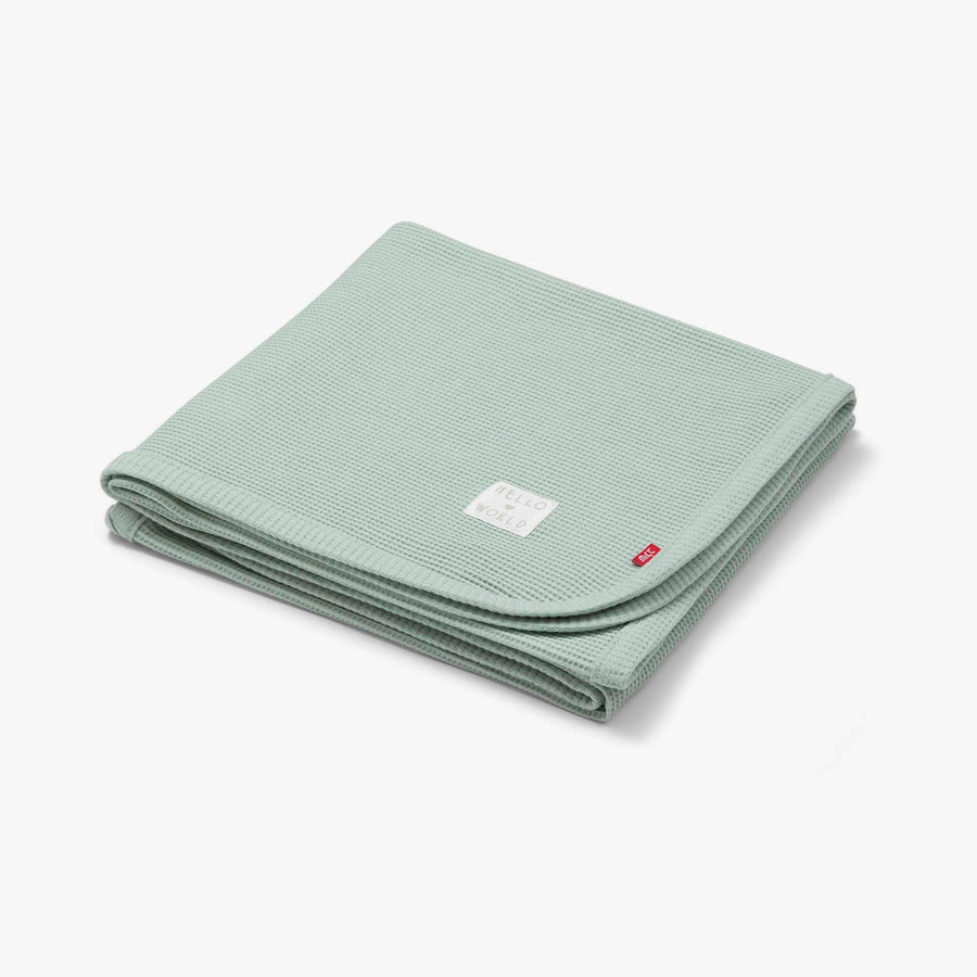 שמיכת וופל לעגלה מנטה