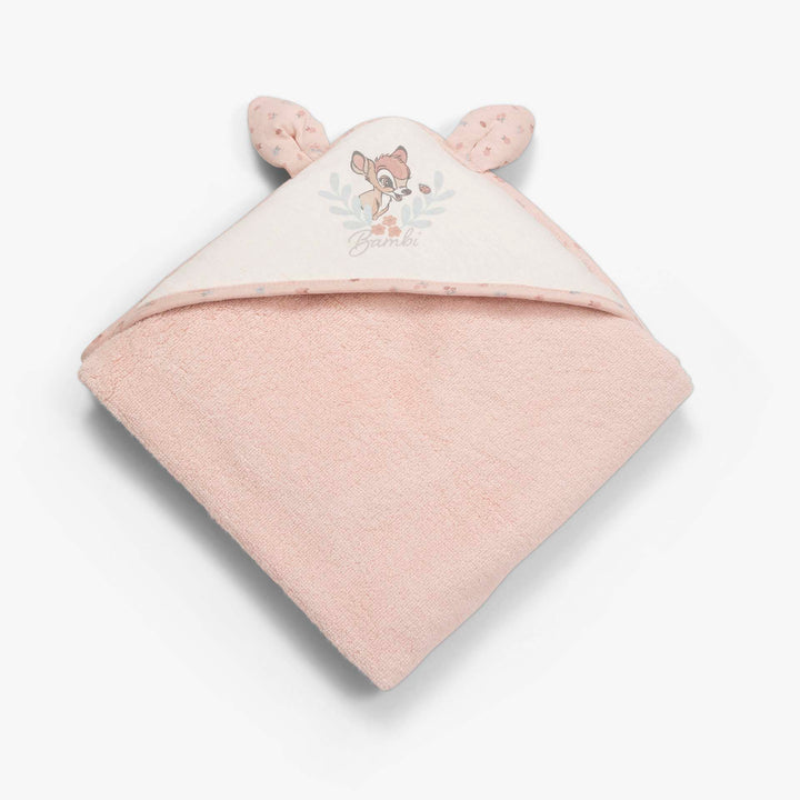 מגבת קפוצ'ון קטנה במבי ורוד