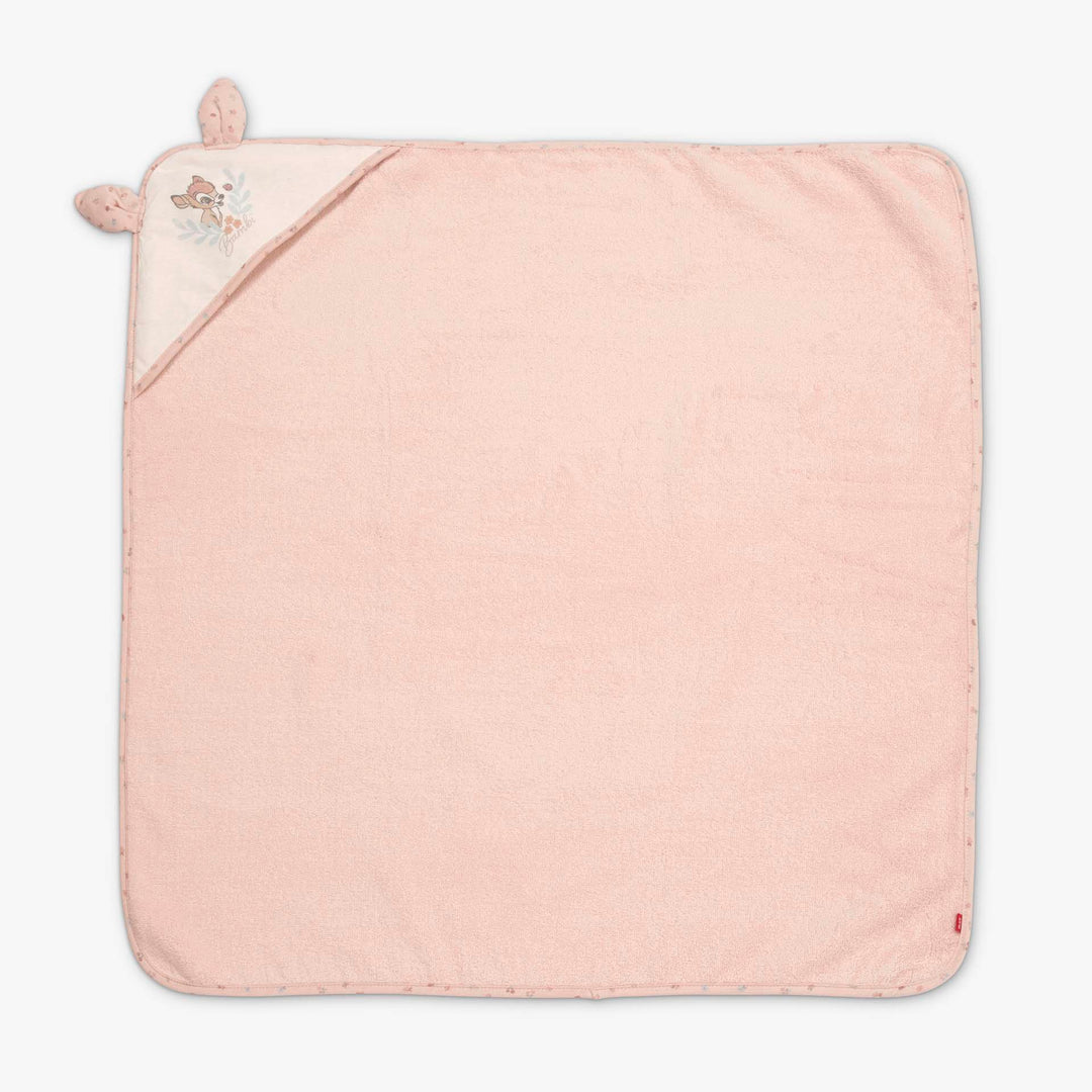מגבת קפוצ'ון קטנה במבי ורוד