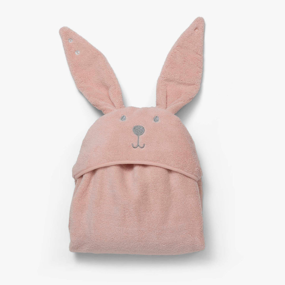 מגבת ראשונה שלי ארנב ורוד עתיק