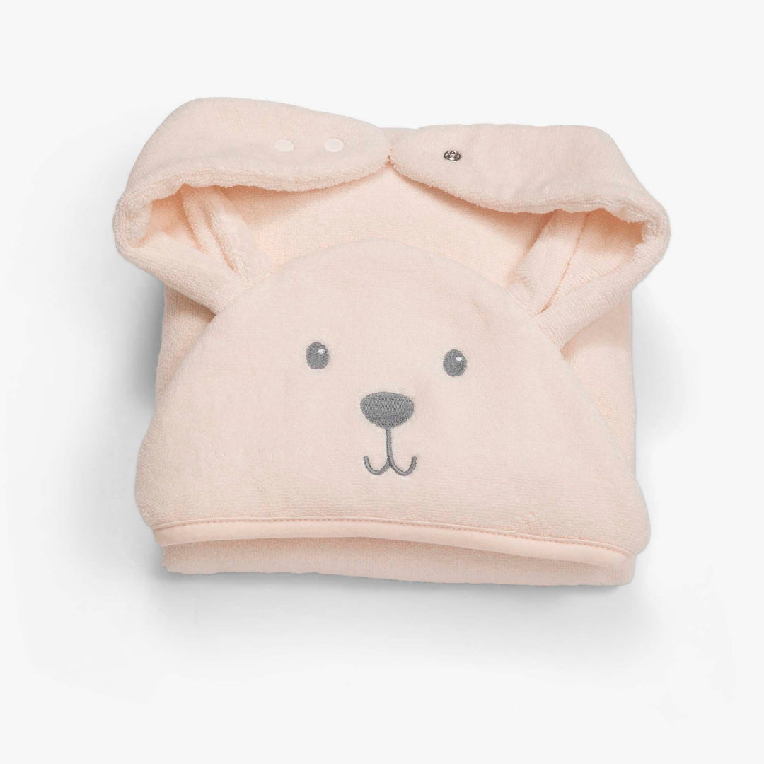 מגבת ראשונה שלי ארנב ורוד