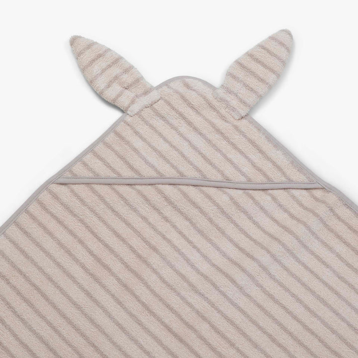 מגבת קפוצ'ון קטנה פסים אבן