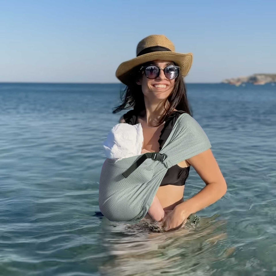 מנשא מיני סלינג ירוק
