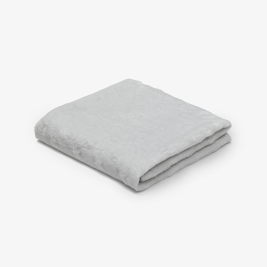 שמיכת קורל פליז לעגלה כוכבים תכלת