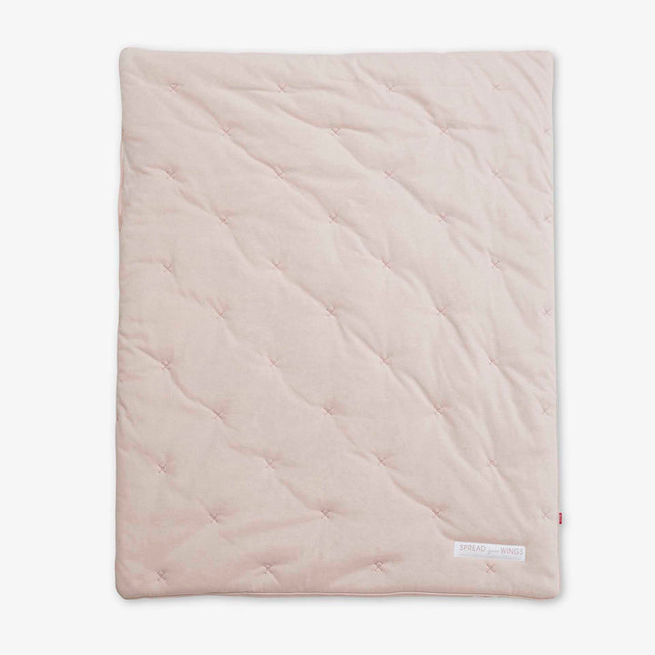 שמיכה עם מילוי לעריסה קווילט ורוד