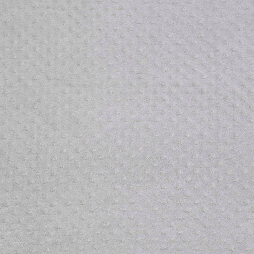 שמיכת קורל פליז לעגלה נקודות אפור