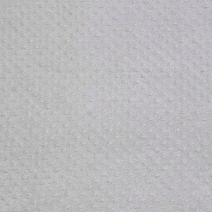 שמיכת קורל פליז לעגלה נקודות אפור