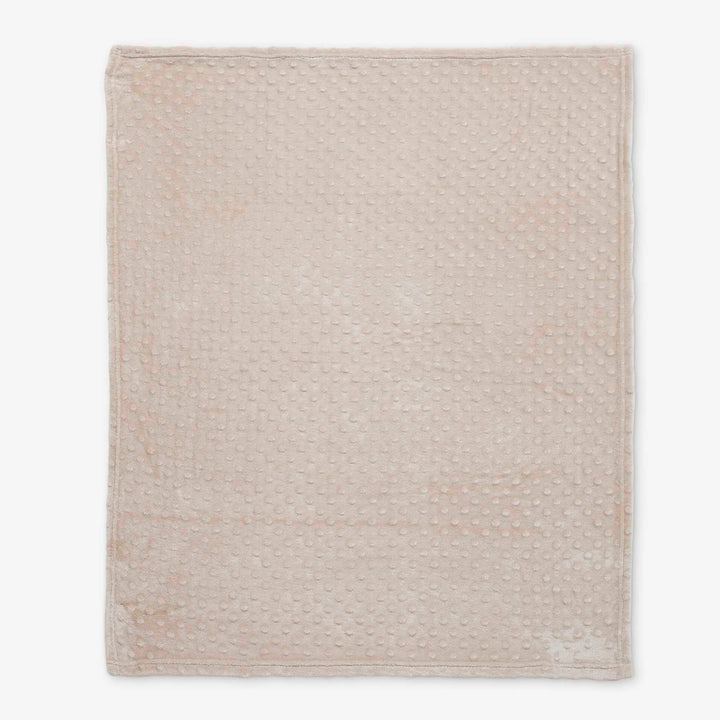 שמיכת קורל פליז לעגלה נקודות אבן