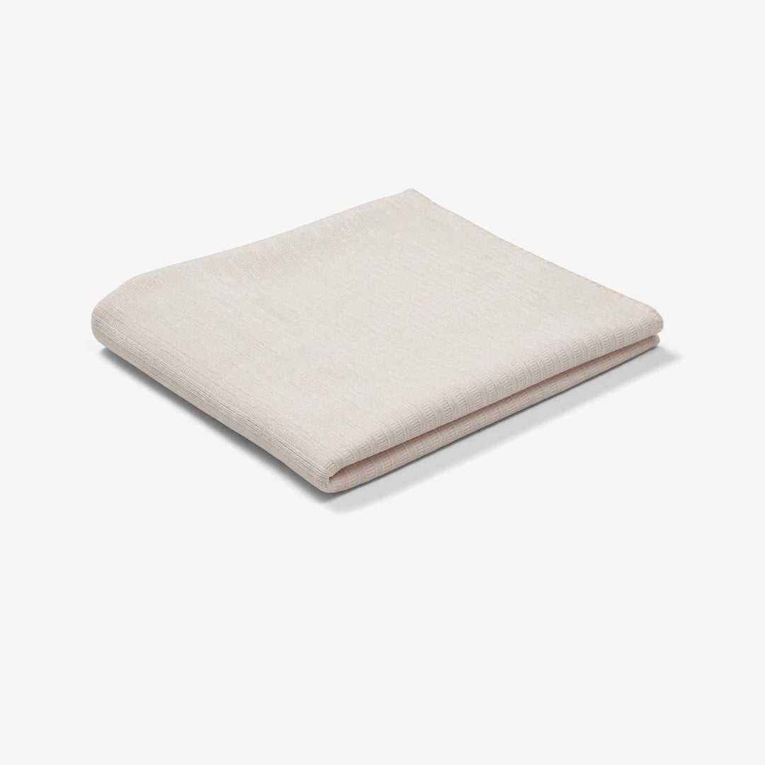 שמיכה סריג ופרווה דו-צדדית לעגלה אבן