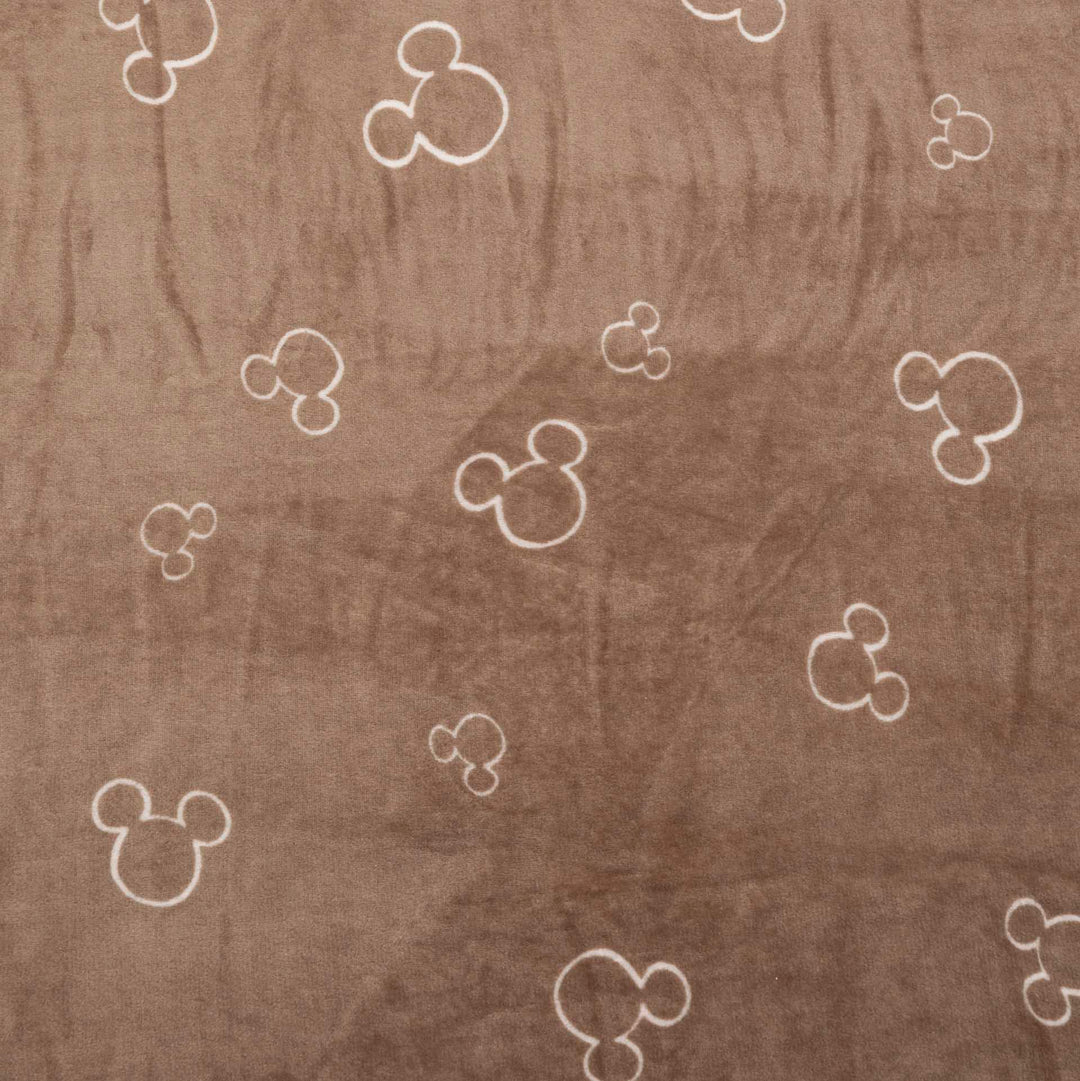 שמיכת קורל פליז משפחתית מיקי מוקה