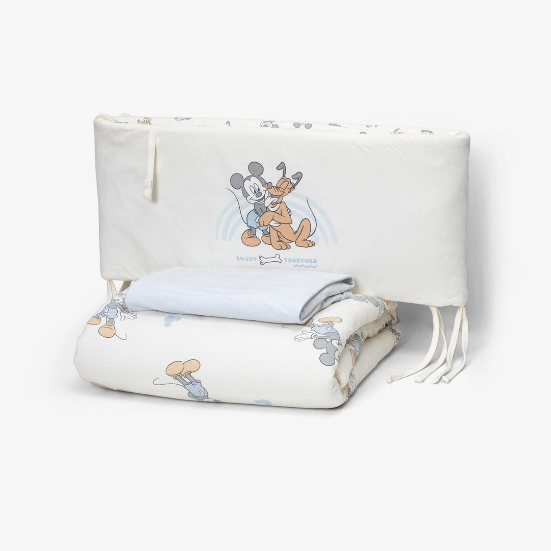 סט מצעים למיטה מיקי תכלת