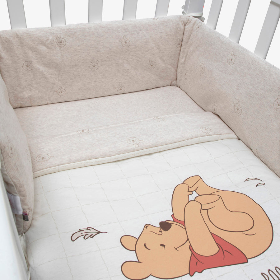 סט מצעים לעריסה פו הדב