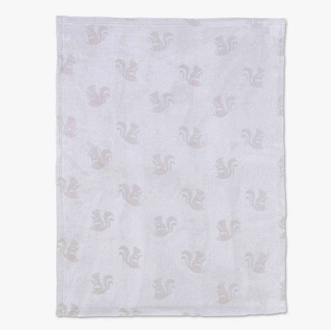 שמיכת קורל פליז לעגלה סנאים קפוצ'ינו