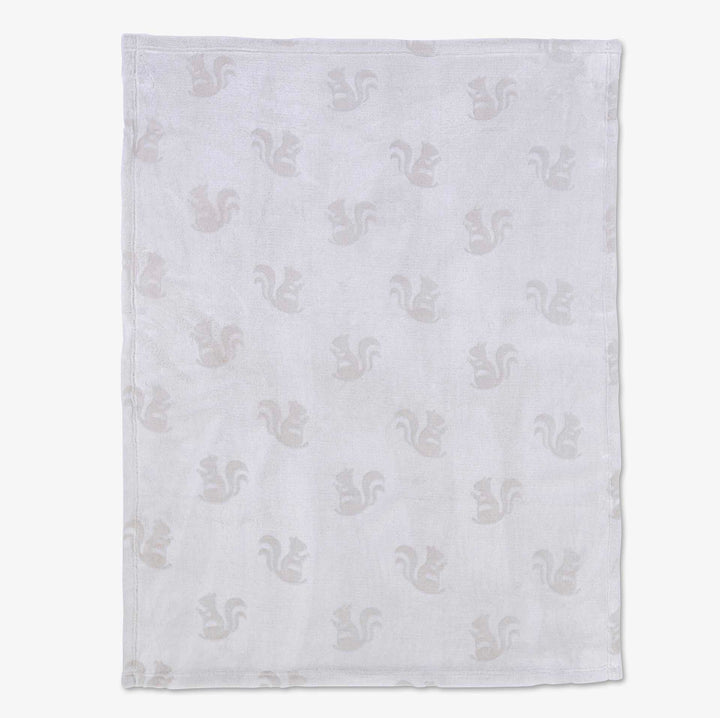 שמיכת קורל פליז לעגלה סנאים קפוצ'ינו