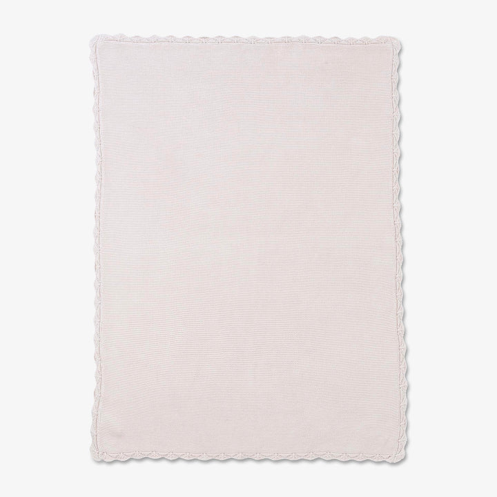 שמיכה סרוגה לעגלה  קפוצינו