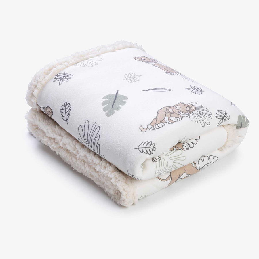 שמיכת פוטר ופרווה דו-צדדית למיטה סימבה