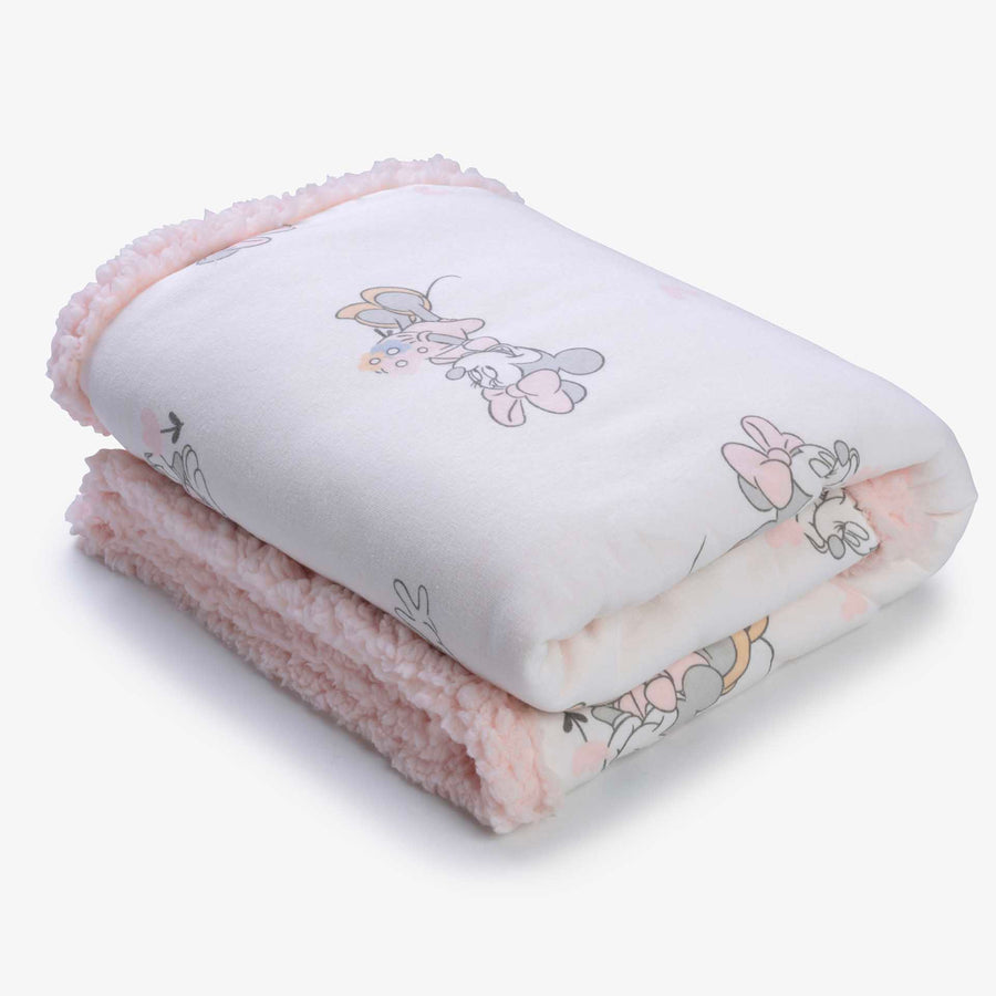 שמיכת פוטר ופרווה דו-צדדית למיטה מיני