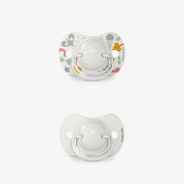 זוג מוצצים 0-6 פארק ורוד