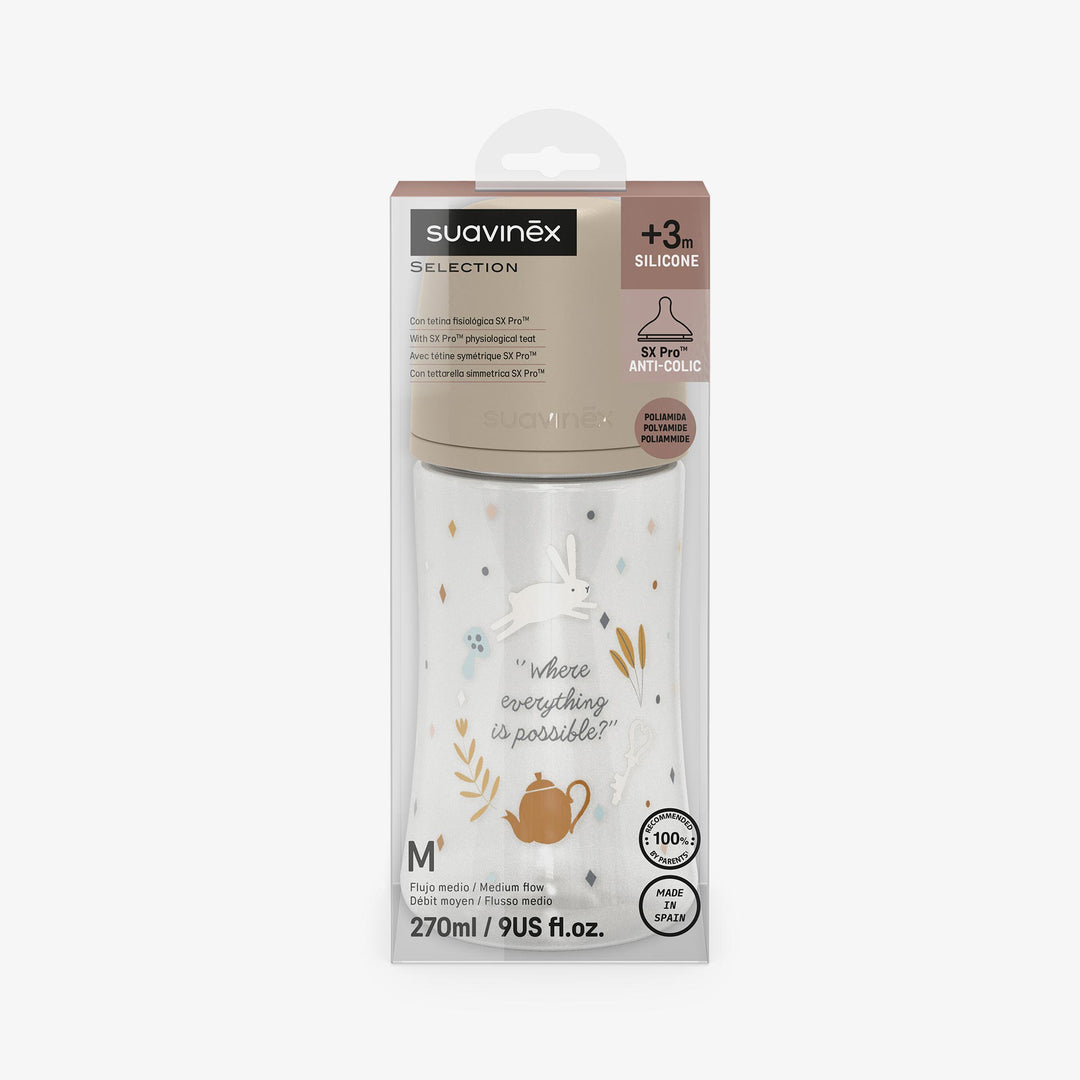 בקבוק 270 מל וונדרלנד בז' כהה