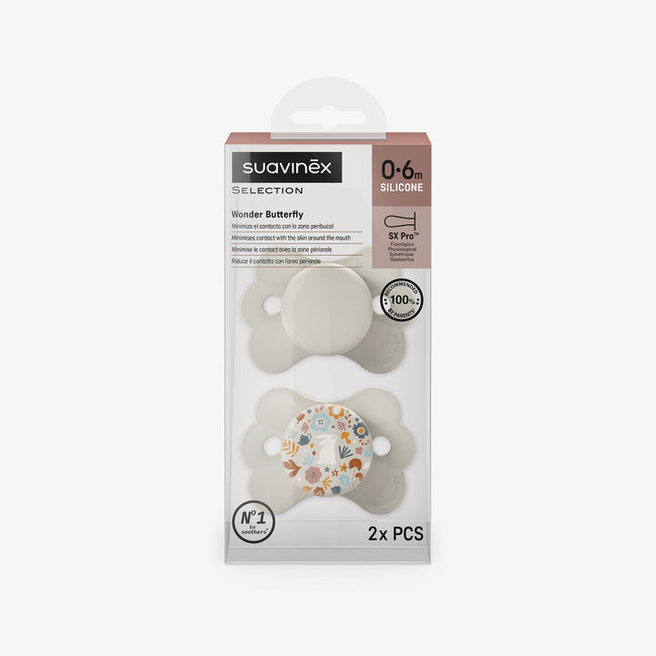 זוג מוצצים 0-6 וונדרלנד בז'